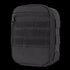 The Condor Sidekick Pouch is a black tactical pouch featuring a zippered top, front Velcro panels, and side webbing attachments, shown standing upright against a white background.